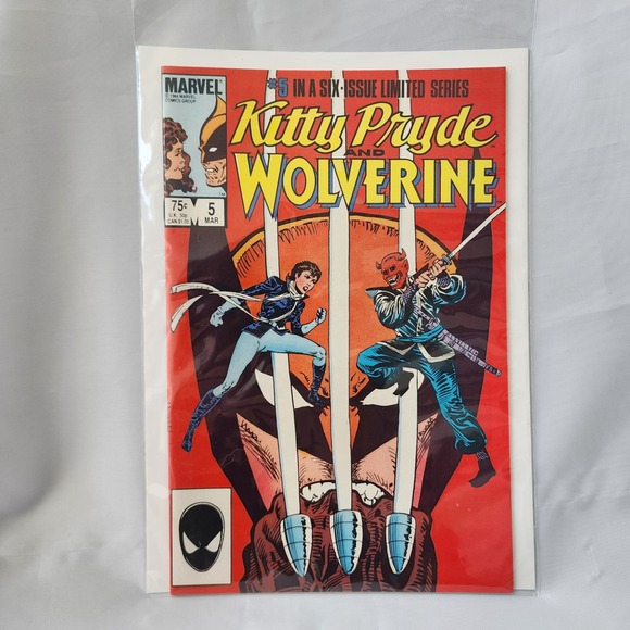 Kitty Pryde and Wolverine #5 Comic Book Marvel Comics Group 1984 FN BnB Iconic - Picture 9 of 9